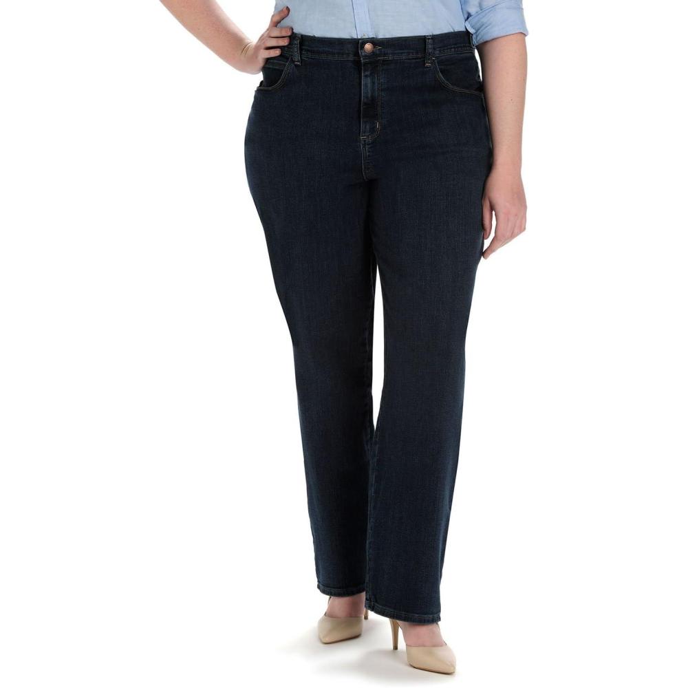 imageLee Womens Plus Size Relaxed Fit Straight Leg JeanAuthentic Nile