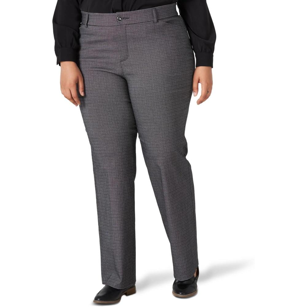 imageLee Womens Plus Size Ultra Lux Comfort with Flex Motion Trouser PantRockhill Plaid