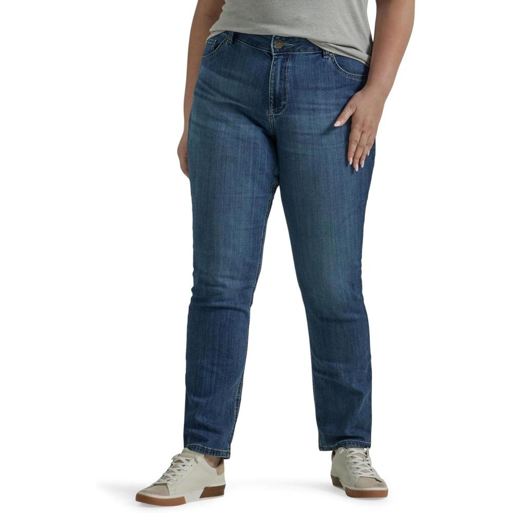 imageLee Womens Regular Fit Straight Leg JeanSeattle