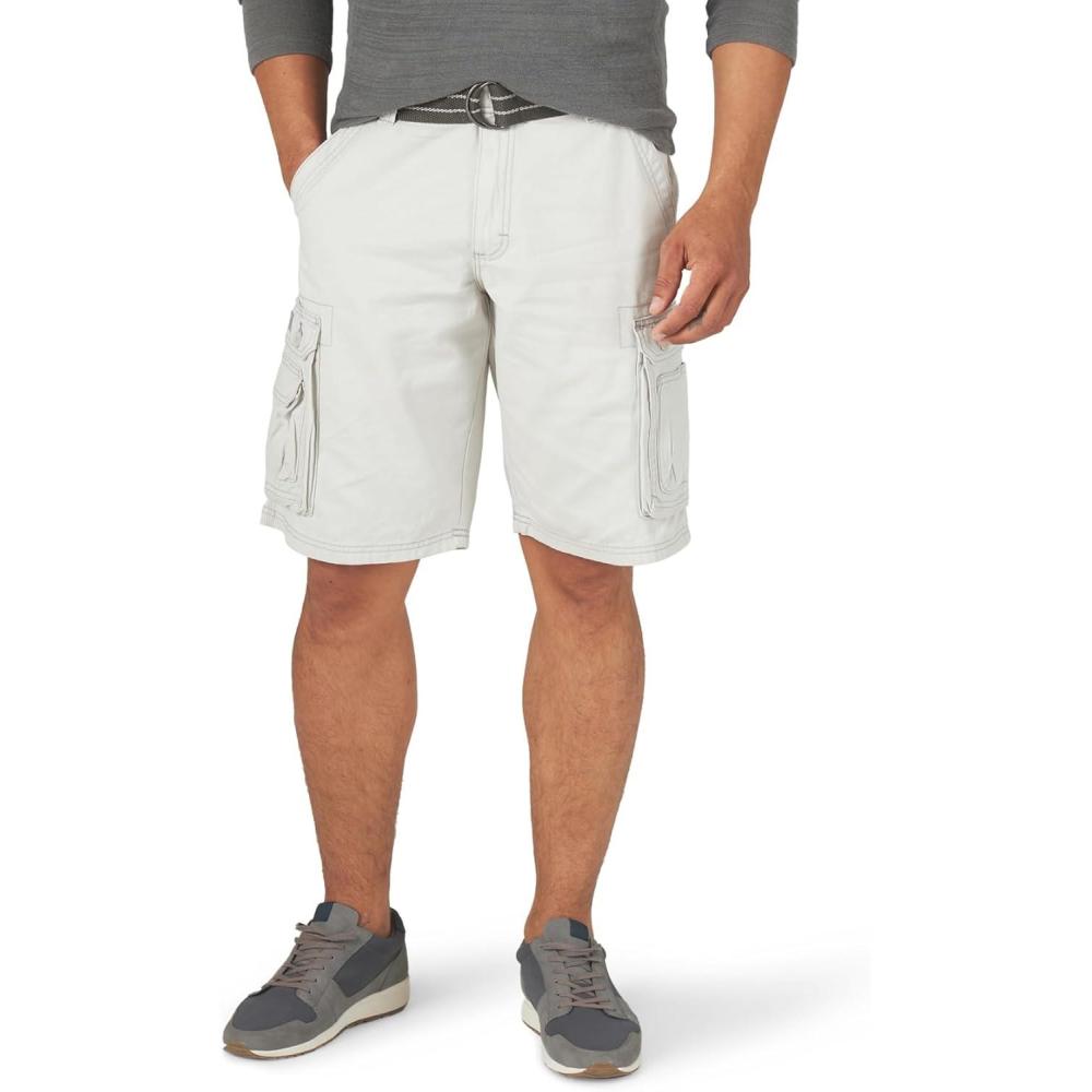 imageMens Dungarees New Belted Wyoming Cargo ShortCadet Gray