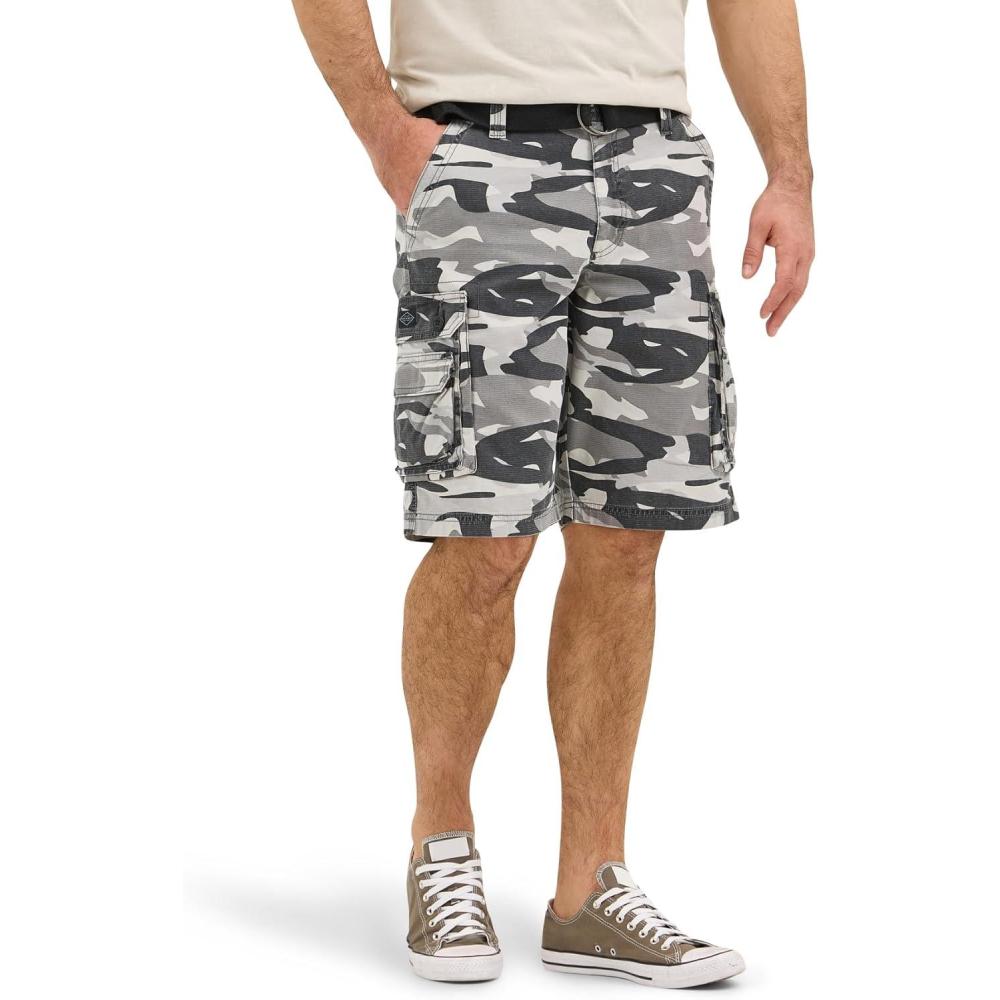 imageMens Dungarees New Belted Wyoming Cargo ShortGraphite Camo Ripstop