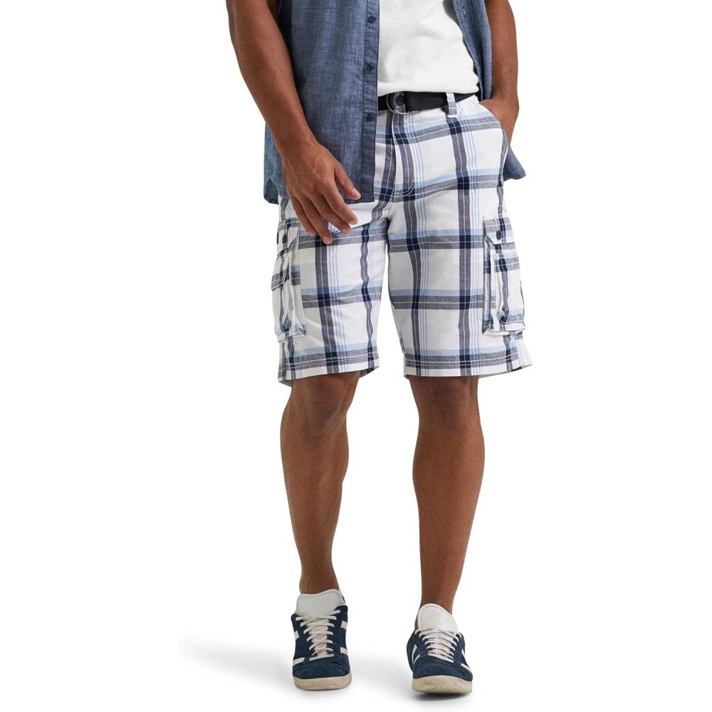 imageMens Dungarees New Belted Wyoming Cargo ShortHalogen Plaid
