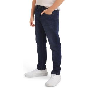 Lee Boys’ 5 Pocket Straight Fit Stretch Waist Denim Jeans(Dan Wash)