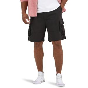 Lee Men’s Big & Tall Extreme Motion Carolina Cargo Short(Black)
