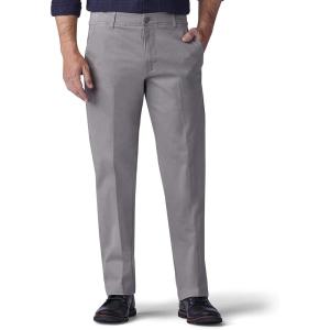 Lee Men’s Big & Tall Extreme Motion Flat Front Regular Straight Pant(Iron)