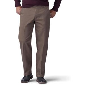 Lee Men’s Big & Tall Extreme Motion Flat Front Regular Straight Pant(Woodspice)