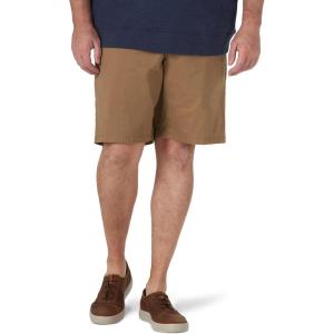Lee Men’s Big & Tall Extreme Motion Flat Front Short(Original Khaki)