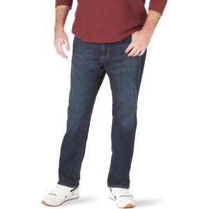 Lee Men’s Big & Tall Performance Series Extreme Motion Straight Fit Tapered Leg Jean(Night Owl)