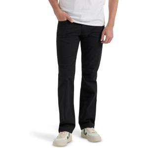 Lee Men’s Extreme Motion Regular Straight Jean(Black (Twill))