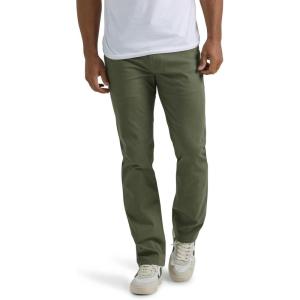 Lee Men’s Extreme Motion Regular Straight Jean(Olive Grove (Twill))
