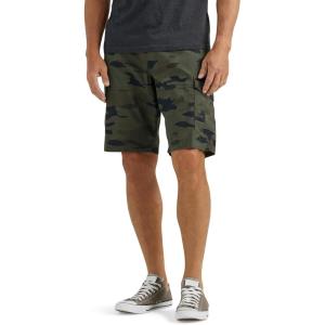 Lee Men’s Extreme Motion Swope Cargo Short(Green Granite Camo)