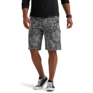 Lee Men’s Legendary Workwear Carpenter Short(Static Gray Floral)