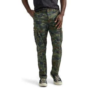 Lee Men’s Wyoming Relaxed Fit Cargo Pant(Moss Camo Ripstop)