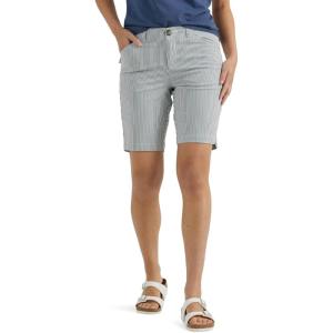 Lee Women’s Legendary 9″ Chino Bermuda Short(Summit Stripe)