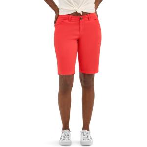 Lee Women’s Legendary 9″ Chino Bermuda Short(Sunset Red)