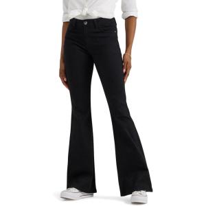 Lee Women’s Legendary Mid Rise Flare Jean(Black)