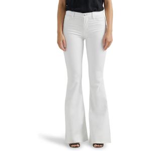 Lee Women’s Legendary Mid Rise Flare Jean(Bright White)