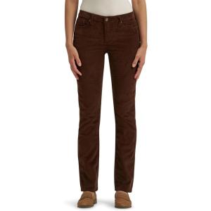Lee Women’s Legendary Mid Rise Straight Leg Jean(Bistre Cord)