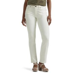 Lee Women’s Legendary Mid Rise Straight Leg Jean(Ecru)