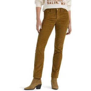 Lee Women’s Legendary Mid Rise Straight Leg Jean(Glazed Ginger Cord)