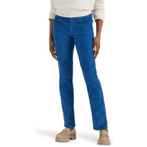 Lee Women’s Legendary Mid Rise Straight Leg Jean(Mid-century Blue Cord)