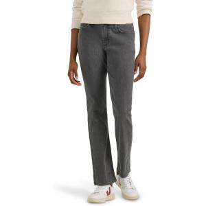 Lee Women’s Legendary Mid Rise Straight Leg Jean(Washed Black)