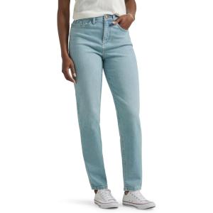 Lee Women’s Legendary Mom Jean in One Tone, High Rise, Straight Leg, Size S(One Tone)
