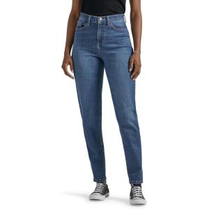 Lee Women’s Legendary Mom Jean in One Tone, High Rise, Straight Leg, Size S(Standout)
