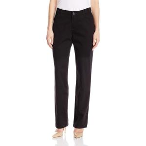 Lee Women’s Petite Relaxed Fit All Day Straight Leg Pant(Black)