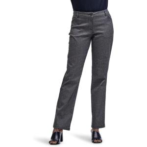 Lee Women’s Petite Relaxed Fit All Day Straight Leg Pant(Jet Black/White)