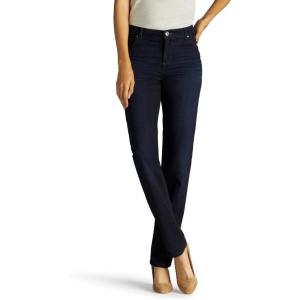 Lee Women’s Petite Relaxed Fit Straight Leg Jean(Niagara Blue)