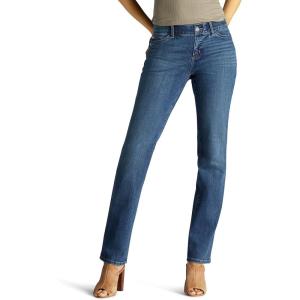 Lee Women’s Petite Ultra Lux Comfort with Flex Motion Straight Leg Jean(Rayne)