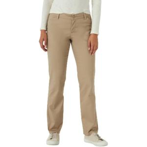 Lee Women’s Petite Wrinkle Free Relaxed Fit Straight Leg Pant(Flax)