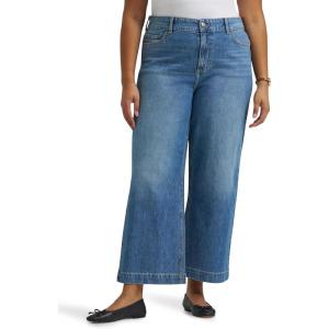 Lee Women’s Plus Size Legendary 26″ Wide Leg Crop Jean(Manifested)