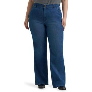 Lee Women’s Plus Size Legendary A-line Jean(Shady Boots)