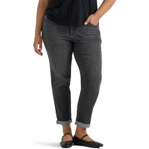 Lee Women’s Plus Size Legendary Mid Rise ’90s Taper Jean(Rising Moon)