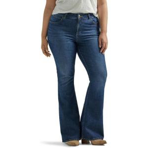 Lee Women’s Plus Size Legendary Mid Rise Flare Jean(Inner Strength)