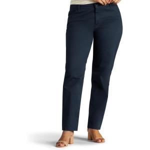 Lee Women’s Plus Size Relaxed Fit All Day Straight Leg Pant(Imperial Blue)