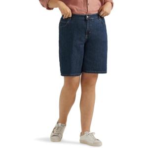 Lee Women’s Plus Size Relaxed Fit Bermuda Short(Lagoon)