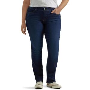 Lee Women’s Plus Size Ultra Lux Comfort with Flex Motion Straight Leg Jean(Main Thrill)