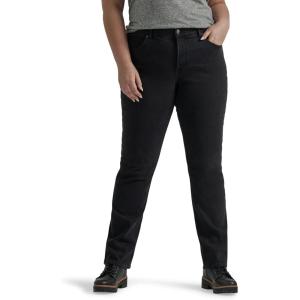 Lee Women’s Plus Size Ultra Lux Comfort with Flex Motion Straight Leg Jean(Midnight Bloom)