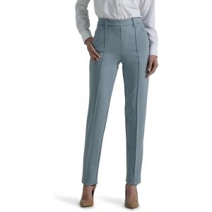 Lee Women’s Ultra Lux Comfort Any Wear Straight Leg Pant(Concrete Gray)