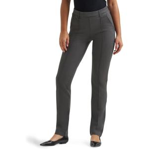 Lee Women’s Ultra Lux Comfort Any Wear Straight Leg Pant(Static Gray)