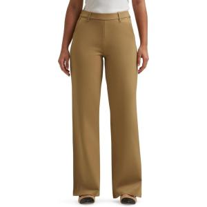 Lee Womens Ultra Lux Comfort Any Wear Wide Leg Pant(Khaki)