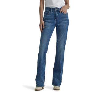 Lee Women’s Ultra Lux Comfort with Flex Motion Bootcut Jean(Indigo Facet)