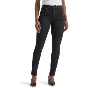 Lee Women’s Ultra Lux Comfort with Flex Motion Skinny Leg Jean with Ever Fit(Black)
