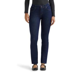 Lee Women’s Ultra Lux Comfort with Flex Motion Slim Straight Jean with Ever Fit(Get Down)