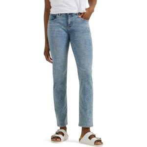 Lee Women’s Ultra Lux Comfort with Flex Motion Slim Straight Jean with Ever Fit(Wisp of Cloud)