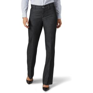 Lee Women’s Ultra Lux Comfort with Flex Motion Trouser Pant(Black Rinse)