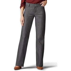 Lee Women’s Ultra Lux Comfort with Flex Motion Trouser Pant(Carbon Rinse)